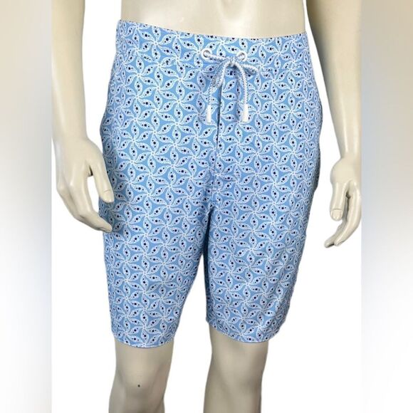 Johnnie-O Flat Front Tie Swim Shorts Like New Condition Size Medium - Picture 7 of 10